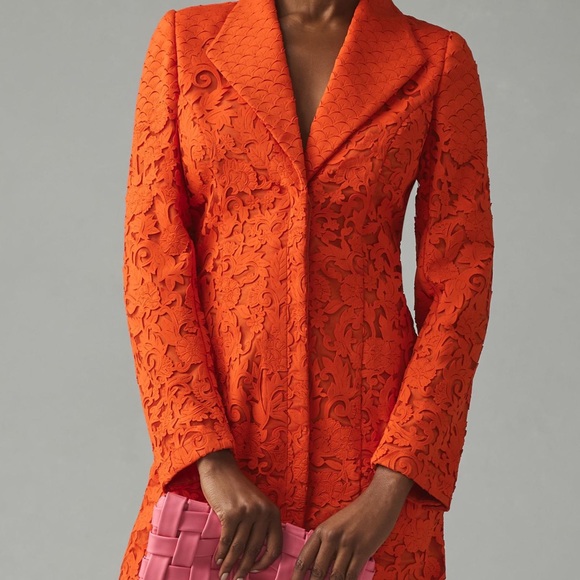 SOLEIL TAILORED HAND EMBELLISHED BLAZER-DRESS - Picture 5 of 8